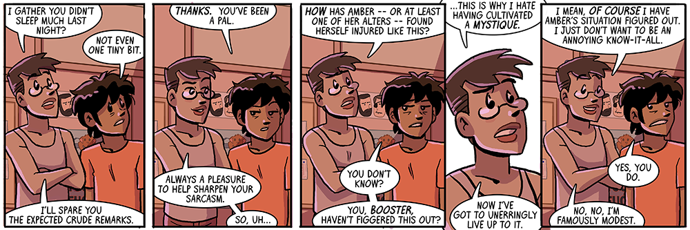 i am well-known for my modesty